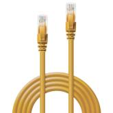 Cablu retea Lindy LY-48062, 1m Cat.6 U/UTP, Yellow