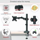 Suport monitor Barkan M121T full motion, pentru monitoare de 13