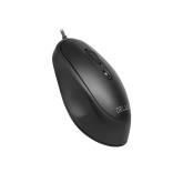 MOUSE DELUX, PC sau NB, cu fir, USB, optic, 3200 dpi, butoane/scroll 4/1, , negru, 