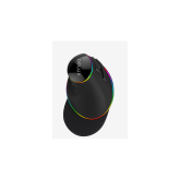 MOUSE DELUX, PC sau NB, cu fir, USB, optic, 4000 dpi, butoane/scroll 6/1, ergonomic, RGB light, negru, 