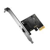 Gigabit PCIe Network Adapter SPEED: 1 Gbps SPEC: 1×RJ45,  Full-Height Bracket/Low-Profile Bracket FEATURE: Multi-Speed Compatibility, Wake on LAN, Flow Control