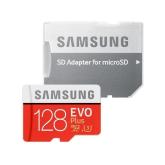Card de memorie MicroSDXC Samsung EVO, 128GB, Adaptor SD, Class 10