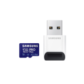 Card memorie Samsung PRO Plus + Cititor USB carduri micro-SDXC, MB-MD128KB/WW, 128GB
