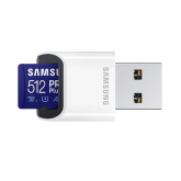 Card memorie Samsung PRO Plus + Cititor USB carduri micro-SDXC, MB-MD512KB/WW, 512GB