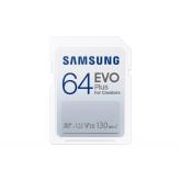 Card de Memorie SDXC Samsung Evo Plus, MB-SC64K/EU, 64GB, Class U1, V10