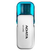 Memorie USB Flash Drive ADATA 16GB, UV240, USB 2.0, Alb