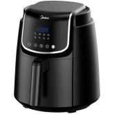 Air fryer, 3.5L big capacity, 1500W strong power, adjustable temperature up to 200 °C, multi-functional: air frying, roasting, baking, grilling, frying basket with rapid hot air circulation system, preset programs