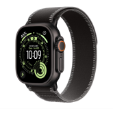 Apple Watch Ultra 3 GPS + Cellular 49mm Black Titanium Case with Black/Charcoal Trail Loop - M/L