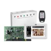 Centrală Magellan cu emiţător-receptor radio-32 zone; Stay D si aplicatia iParadox; 32 zone (oricare dintre acestea poate fi radio); 32 utilizatori si 32 telecomenzi; 2 partitii; 2 intrari de zona pe placa; 2 iesiri PGM pe placa; bus 4 fire (conecteaza pa