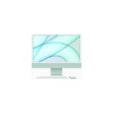 All-In-One PC Apple iMac 24 inch 4.5K Retina, Procesor Apple M1, 8GB RAM, 256GB SSD, 8 core GPU, Mac OS Big Sur, RO keyboard, Green