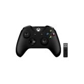 Microsoft Xbox One Wireless controller + Wireless Adapter v2, negru