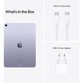 Apple 10.9-inch iPad Air5 Wi-Fi 256GB - Purple (US power adapter with included US-to-EU adapter)