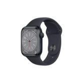 Apple Watch S8 Cellular 45mm Midnight Aluminium Case with Midnight Sport Band - Regular