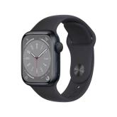 Apple Watch S8 GPS 41mm Midnight Aluminium Case with Midnight Sport Band - Regular