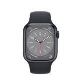 Apple Watch S8 GPS 41mm Midnight Aluminium Case with Midnight Sport Band - S/M