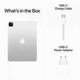 Apple 11-inch iPad Pro (4th) Cellular 128GB - Silver (US power adapter with included US-to-EU adapter)