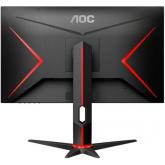 Monitor LED AOC Q27G2U/BK, 27inch, WQHD VA, 1ms, 144Hz, negru+ rosu