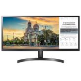 MONITOR LG 29WL500-B.AEU 29 inch, Panel Type: IPS, Resolution: 2560 x1080, Aspect Ratio: 21:9, Refresh Rate:75, Response time GtG: 5 ms ,Brightness: 250 cd/m², Contrast (static): 700:1, Contrast (dynamic):1000:1, Viewing angle: 178º(R/L), 178º(U/D), Color