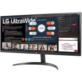 Monitor LED LG 34WP500-B, 34inch, UWFHD IPS, 5ms, 75Hz, negru