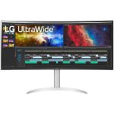 Monitor LED LG 38WP85C-W, 37.5inch WQHD+ IPS, 5 ms, 60Hz, alb