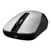 MOUSE Genius ECO-8015 wireless PC sau NB, 2.4GHz, optic, 1600 dpi, argintiu,