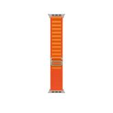 Apple Watch Ultra Cellular, 49mm Titanium Case with Orange Alpine Loop - Large