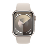 Apple Watch S9 GPS 45mm Starlight Alu Case w Starlight Sport Band - S/M