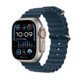 Apple Watch Ultra2 Cellular, 49mm Titanium Case w Blue Ocean Band