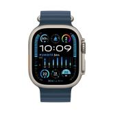 Apple Watch Ultra2 Cellular, 49mm Titanium Case w Blue Ocean Band