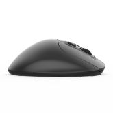MOUSE DELUX, trackball, wireless, 2.4GHz + BT5.0, USB, optic, 4000 dpi, butoane/scroll 5/1, negru, 