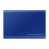 SSD Extern Samsung T7, 2TB, Blue, USB 3.1