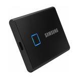 SSD Extern Samsung T7 Touch portabil, 2TB, Negru, USB 3.1