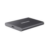 SSD Extern Samsung T7, 2TB, Titan Gray, USB 3.2