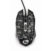 GEMBIRD MUS-6B-GRAFIX-01 6-button optical LED mouse black