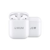 CASTI Apple AirPods with Charging Case (gen 2), albe 