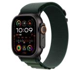 49mm Dark Green Alpine Loop - Medium - Black Titanium Finish