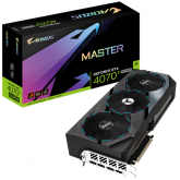 GIGABYTE AORUS GeForce RTX 4070 Ti SUPER MASTER 16G, GDDR6X, 16 GB, 256-bit 