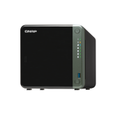 NAS QNAP 453D 4-Bay, CPU Intel Celeron Gemini Lake J4125 Quad Core 2.0GHz, burst up to 2.7GHz, RAM 8GB DDR4 SODIMM (2 x 4GB), max. 8GB (2 DIMMs), 2.5/3.5 SATA 6Gbps HDD (neincluse), LAN: 2 x 2.5GbE (with 1 PCIe slot, up to 4 LAN ports), supports 5GbE/10Gb