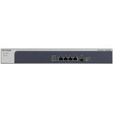 NETGEAR XS505M-100EUS 5-Port 10-Gigabit/Multi-Gigabit Ethernet Unmanaged Switch with 1 SFP+ Ports, Desktop and Rackmount - Black/Grey
