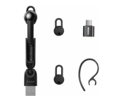 CASTI Baseus Encok A05, pt smartphone, wireless, monocasca, microfon pe casca, negru 