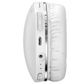 CASTI Baseus Encok D02 PRO, utilizare multimedia, smartphone, over the ear, pliabile, microfon pe casca, conectare prin Bluetooth 5.0, alb 