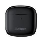 CASTI Baseus Bowie E3, pt smartphone, wireless, protectie apa IP64, bluetooth 5.0, microfon pe casca, negru
