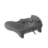 Controller cu fir Genesis Mangan P58, interfata USB, numar butoane 12, lungime cablu 180 cm, compatibilitate PC, PS3, negru