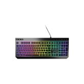 Tastatura gaming cu fir Genesis RHOD 530, tip membrana, iluminare RGB, numar taste 114, material ABS, lungime cablu 180cm, negru