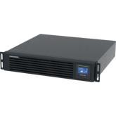 SOCOMEC NeTYS RT 1000VA VFI UPS 1/1 PF=1 WITH BATTERY INTEGRATED +RAILS