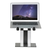 NM Newstar foldable laptop stand stand Silver/ Black  Specifications General Min. screen size*: 10 inch Max. screen size*: 17 inch Min. weight: 0 kg Max. weight: 5 kg Screens: 1 Desk mount: Stand  Functionality Height adjustment: 20,7-26,7 cm Width adjust