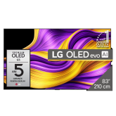 Televizor OLED Evo Smart LG 83G51LW, 4K, HDR, 210cm