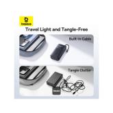 POWER BANK Baseus Free2Pull, display, capacitate 20000mAh, 65W, cablu integrat USB Type-C, 1 x USB Type-C, total 5V/3A, negru, 