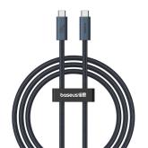 CABLU alimentare si date Baseus Flash Series 2 USB4, Fast Charging Data Cable pt. smartphone, video 8K@60Hz, USB Type-C la USB Type-C 240W, 1m, negru 
