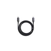 CABLU alimentare si date Baseus Crystal Shine, Fast Charging Data Cable pt. smartphone, thunderbolt, USB3.2 Type-C la USB3.2 Type-C 100W, video 4K@60Hz 1.5m, braided, negru 